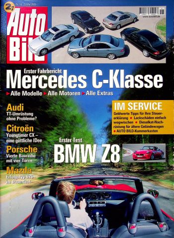 Deckblatt Auto Bild (18/2000)